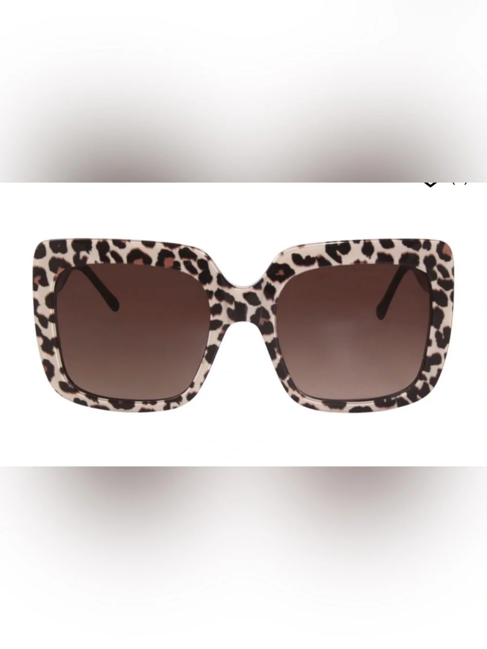 BETTY JOHNSON Leopard Square Sunglasses - Women Accessories